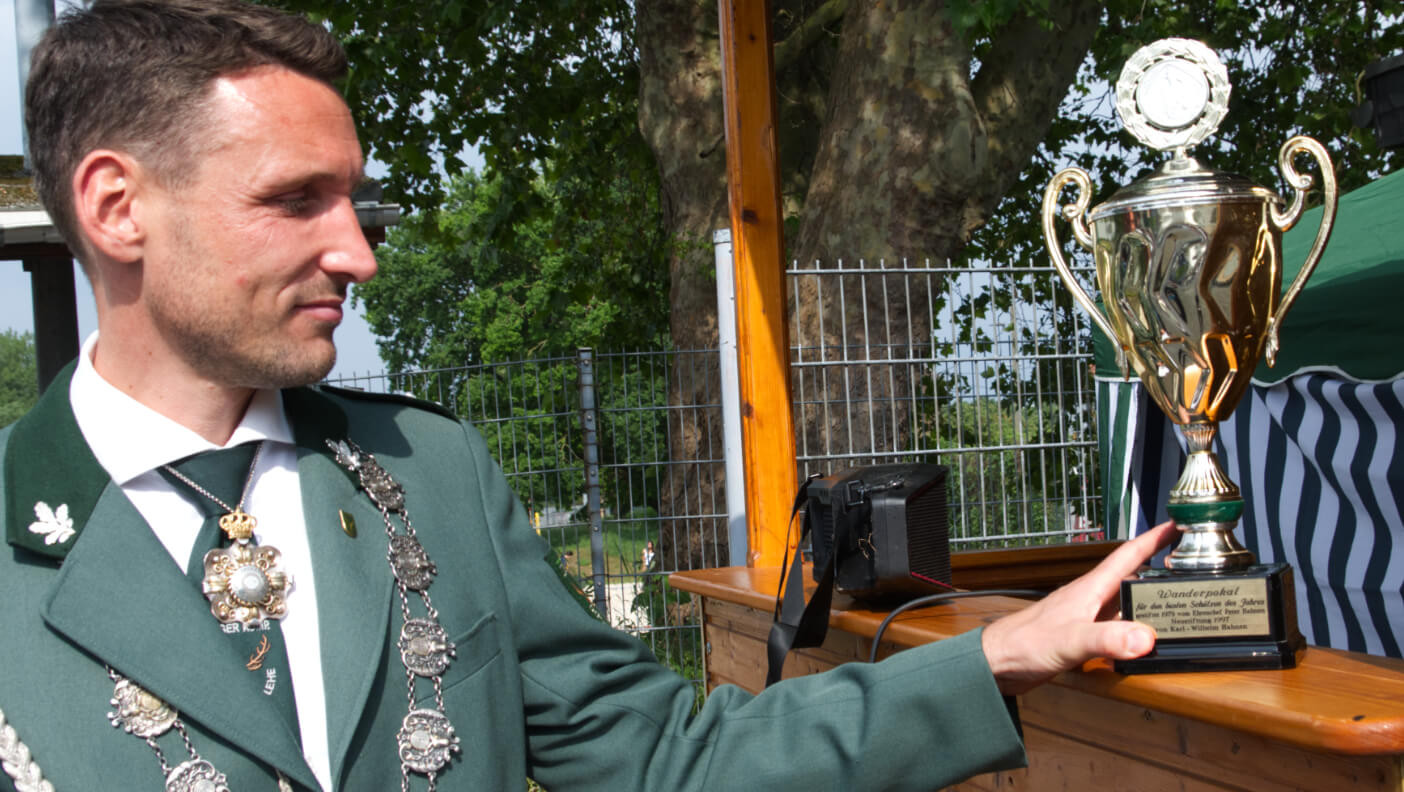 Seit 1979 ist der Peter-Hahnen-Pokal der Wanderpokal „für den besten Schützen des Jahres“ und entsprechend heißbegehrt.