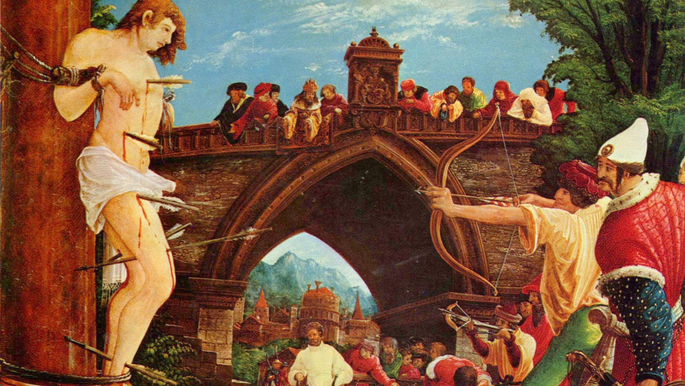 Martyrium des hl. Sebastian - in Gänze zu sehen sind die gotischen Tafelbilder des Sebastianaltares von Albrecht Altdorfer im Augustiner-Chorherrenstift St. Florian, Stiftstraße 1, A-4490 St. Florian, https://www.stift-st-florian.at. Martyrium des hl. Sebastian - in Gänze zu sehen sind die gotischen Tafelbilder des Sebastianaltares von Albrecht Altdorfer im Augustiner-Chorherrenstift St. Florian, Stiftstraße 1, A-4490 St. Florian, https://www.stift-st-florian.at.
